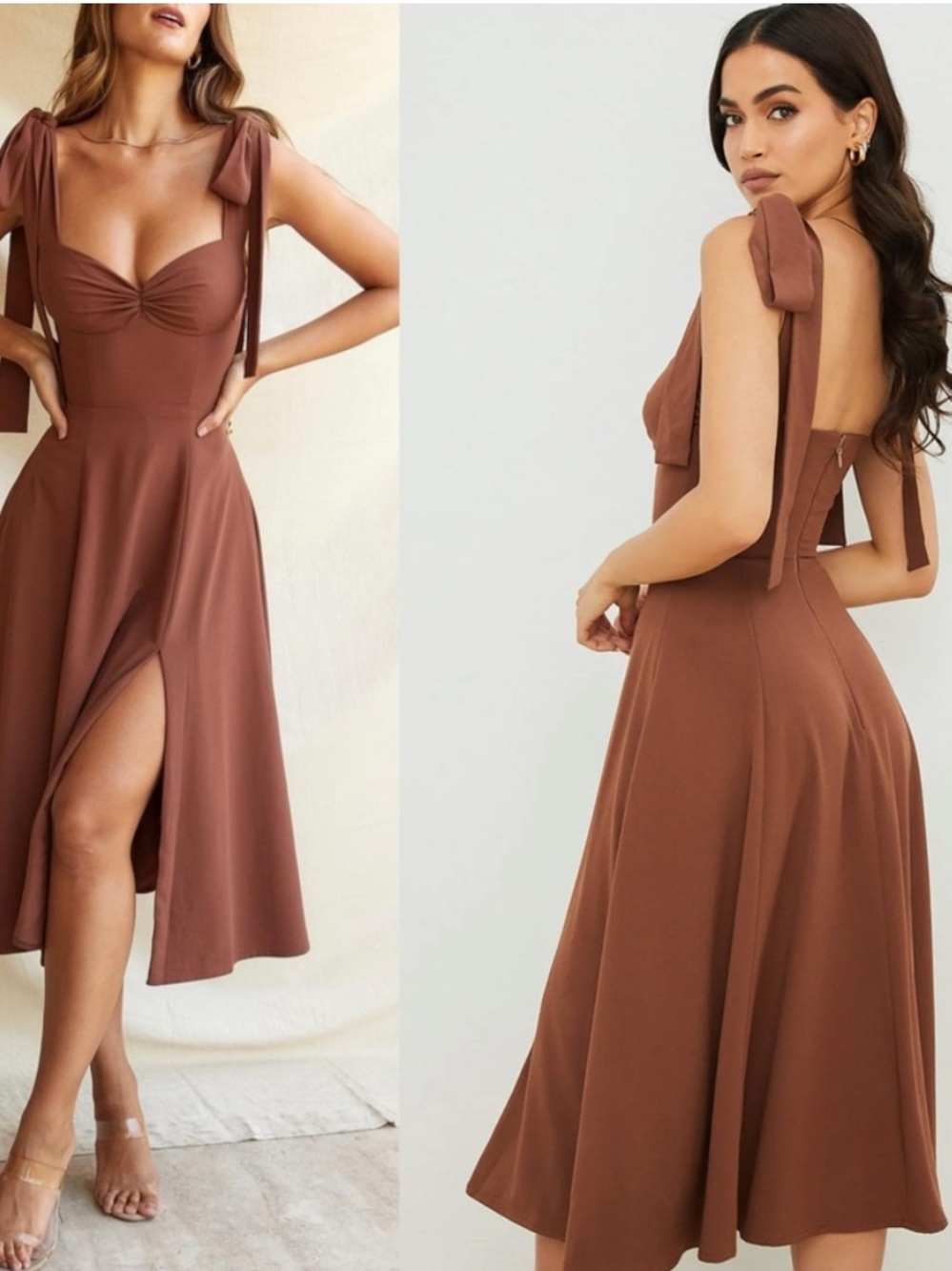 HOUSE OF CB 'Alicia' Cocoa
Midi Sundress - Picture 4 of 8